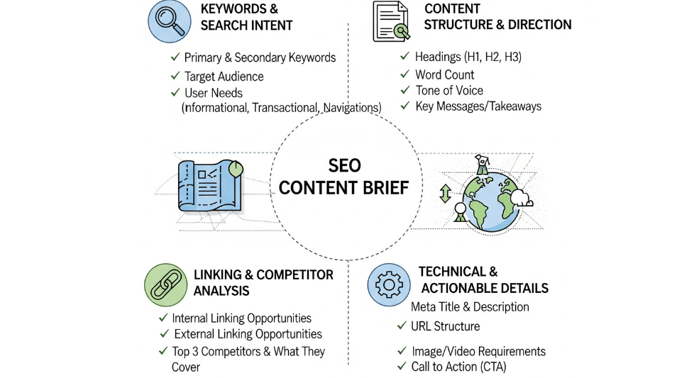 Plan for using multimedia, CTAs, and cross-links